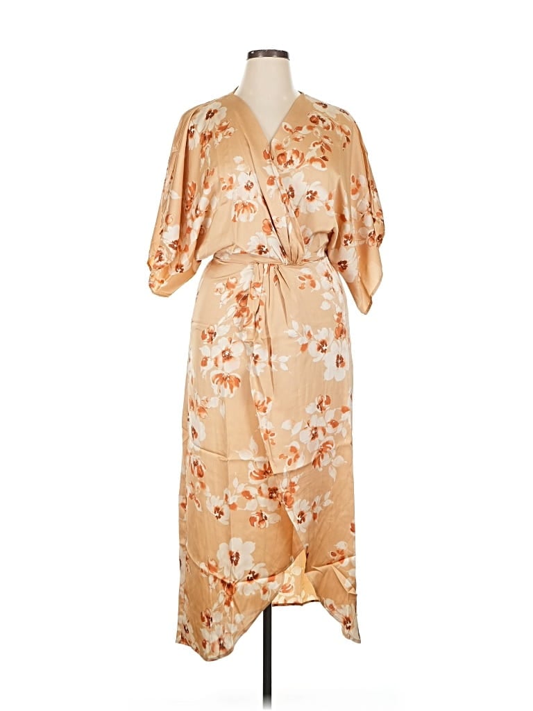 Lezat Cocktail Dress In Brown