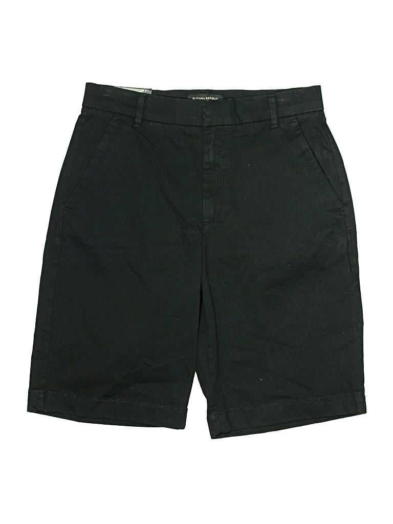 Pre-owned Banana Republic Factory Store Khaki Shorts In Black