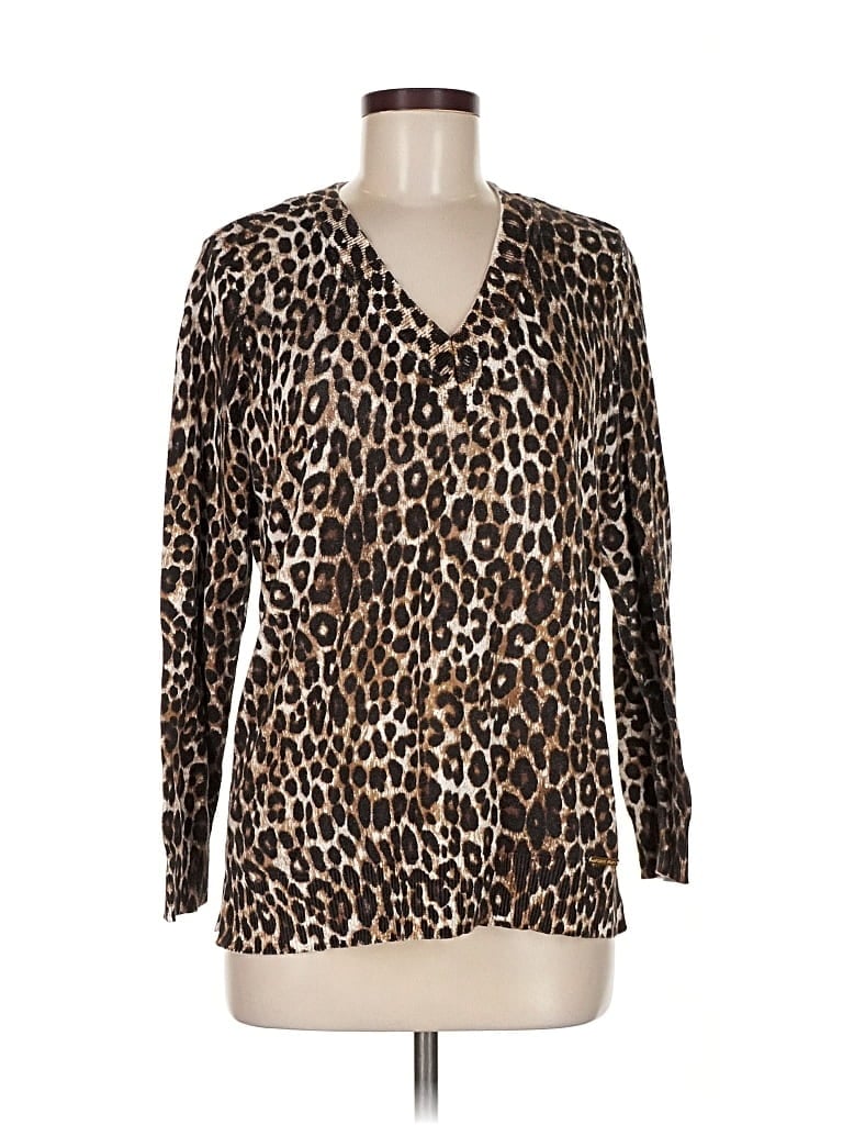 Pre-owned Michael Michael Kors Pullover Sweater In Brown