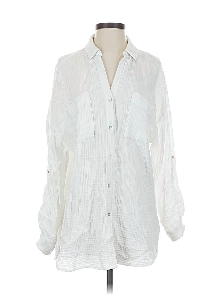 MAGASCHONI Pre-owned Long Sleeve Blouse In White