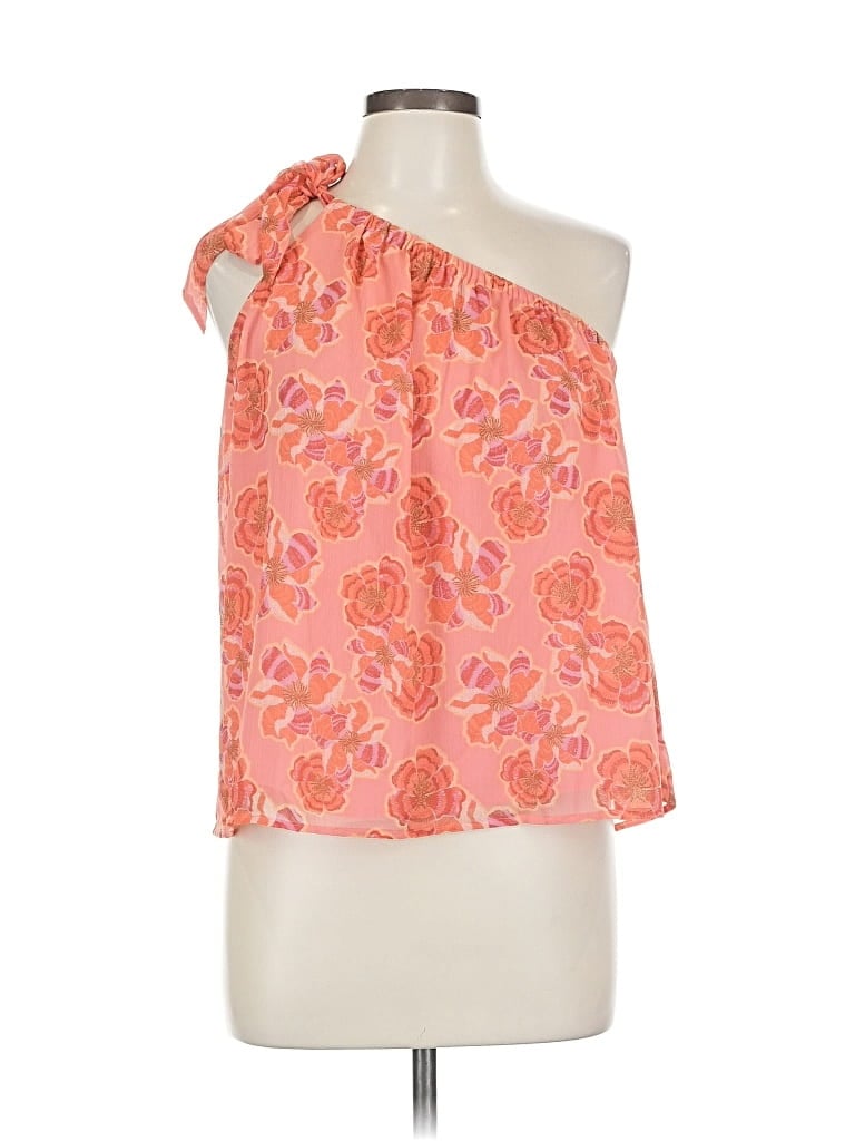 Ann Taylor Loft Sleeveless Blouse In Orange