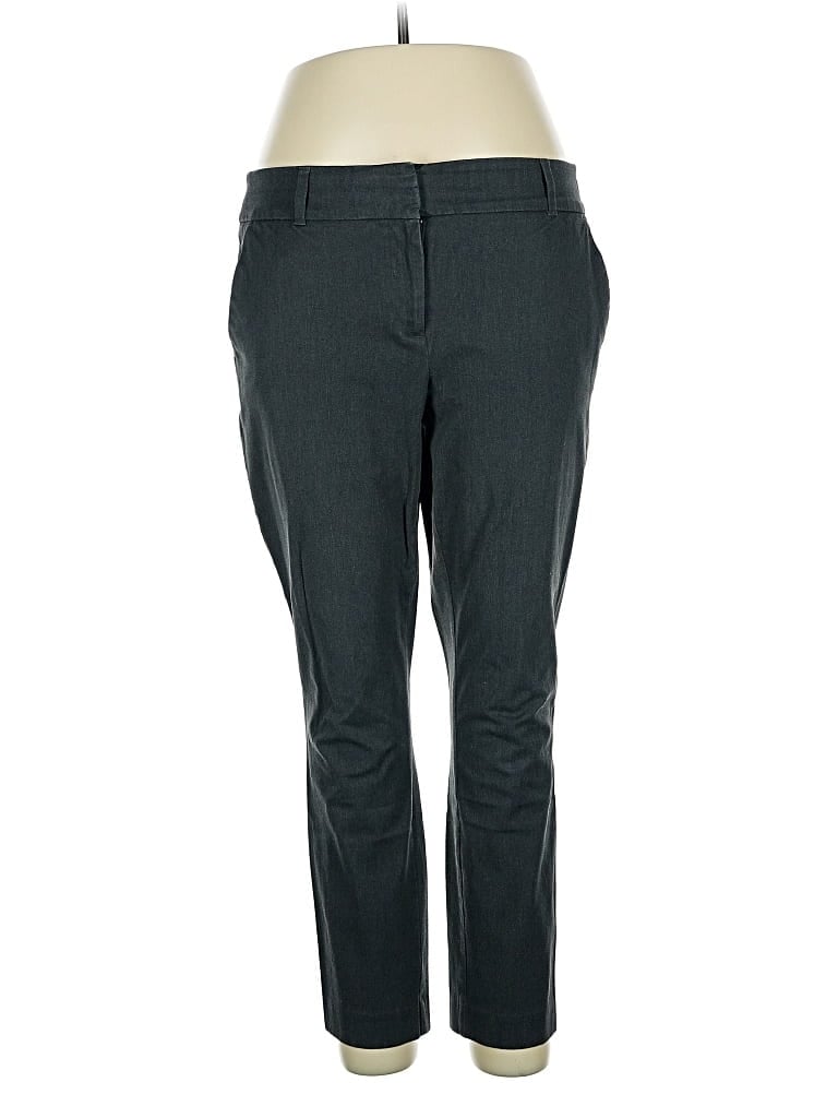 Pre-owned Ann Taylor Loft Outlet Dress Pants In Blue