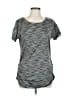 Reebok 100% Polyester Gray Active T-Shirt Size L - photo 1