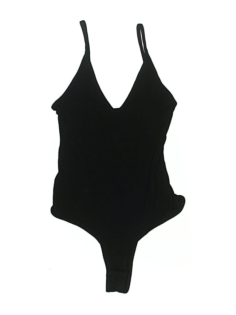 Pre-owned Olivaceous Bodysuit In Black