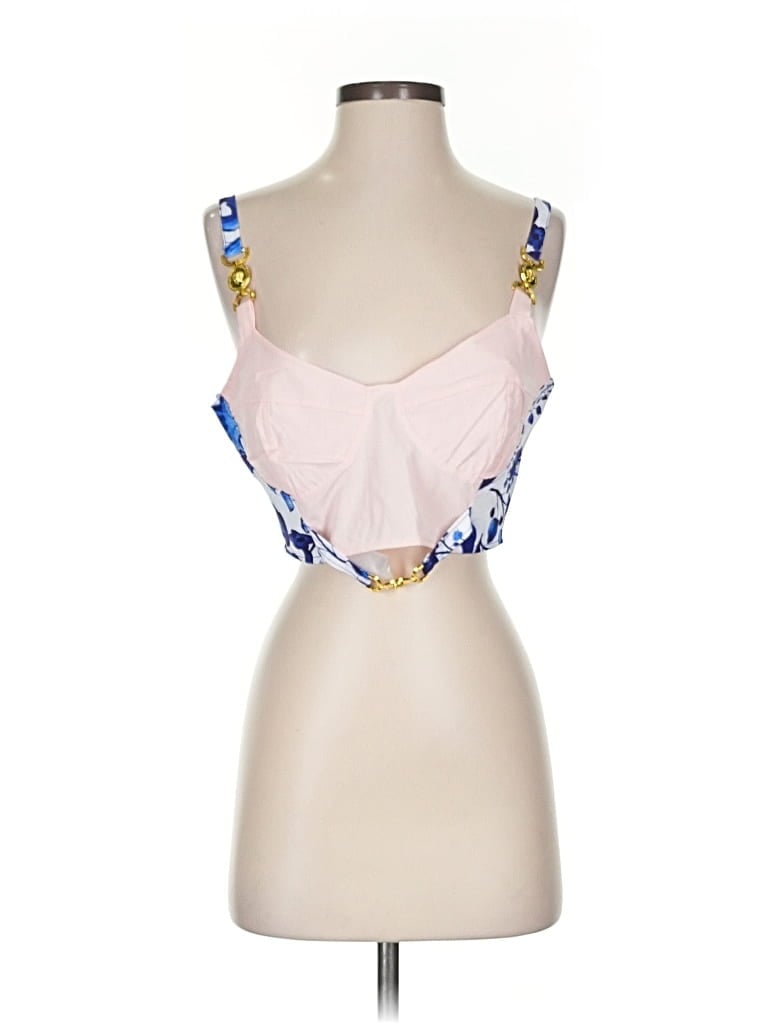 Pre-owned Unbranded Sleeveless Blouse In Pink