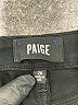 Paige Chevron-herringbone Black Jeans Size 26 waist - photo 7