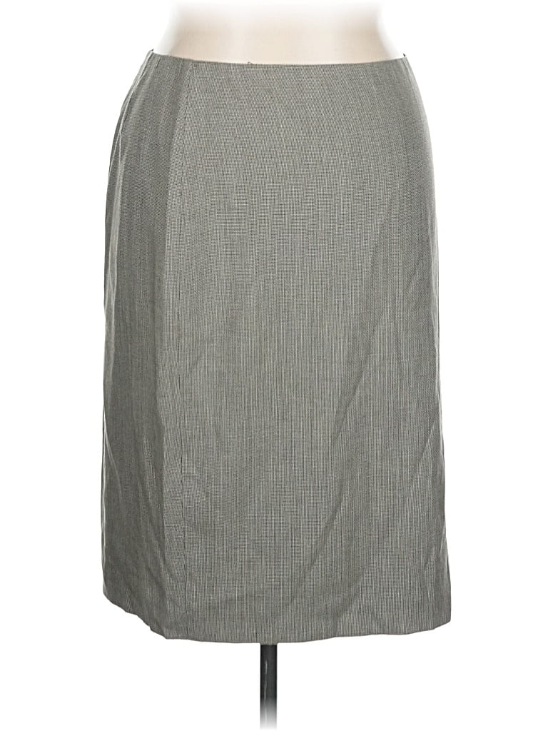 Dana Buchman Casual Skirt In Gray