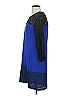 Central Park West 100% Polyester Color Block Blue Casual Dress Size S - photo 5