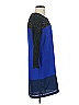 Central Park West 100% Polyester Color Block Blue Casual Dress Size S - photo 4