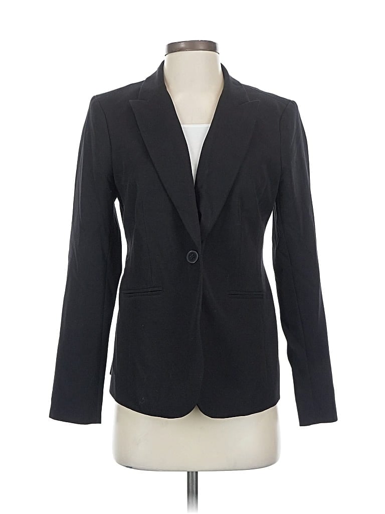 Pre-owned Liz Claiborne Career Blazer Jacket In Black
