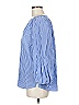 Wyse Blue 3/4 Sleeve Blouse Size 8 (3) - photo 5