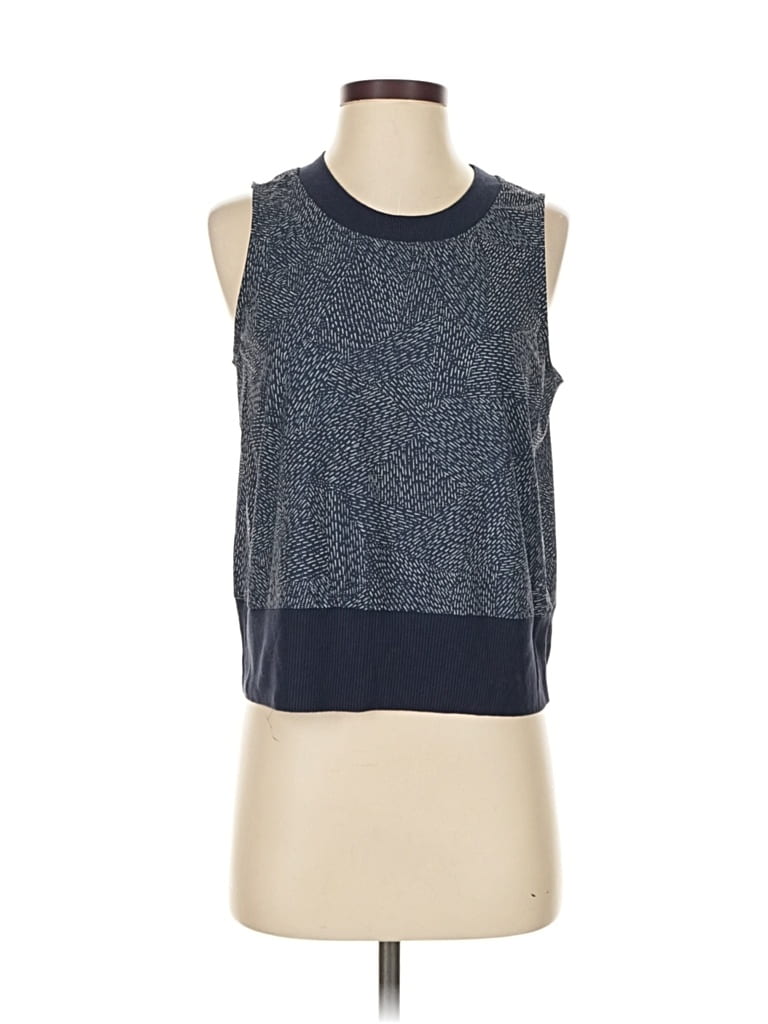 Pre-owned Athleta Sleeveless T-shirt In Blue