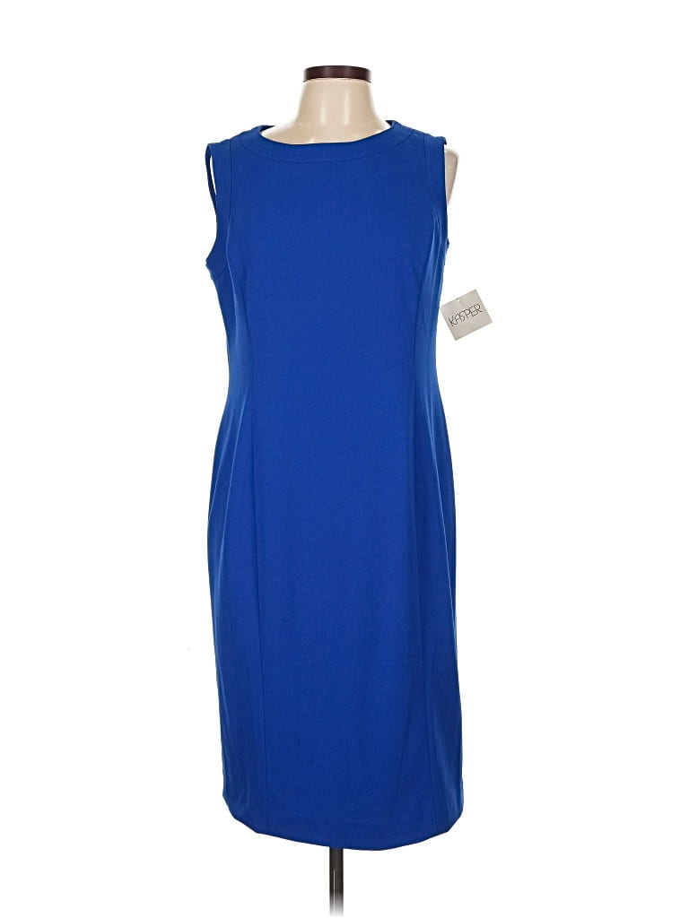 Pre-owned Kasper Cocktail Dress In Blue