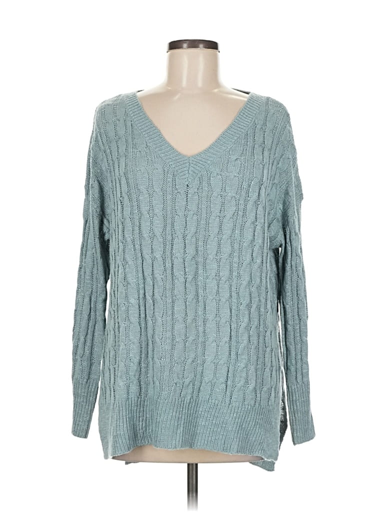 Click to view more detailed imagery on our partner's website Pre-owned She + Sky Pullover Sweater In Blue