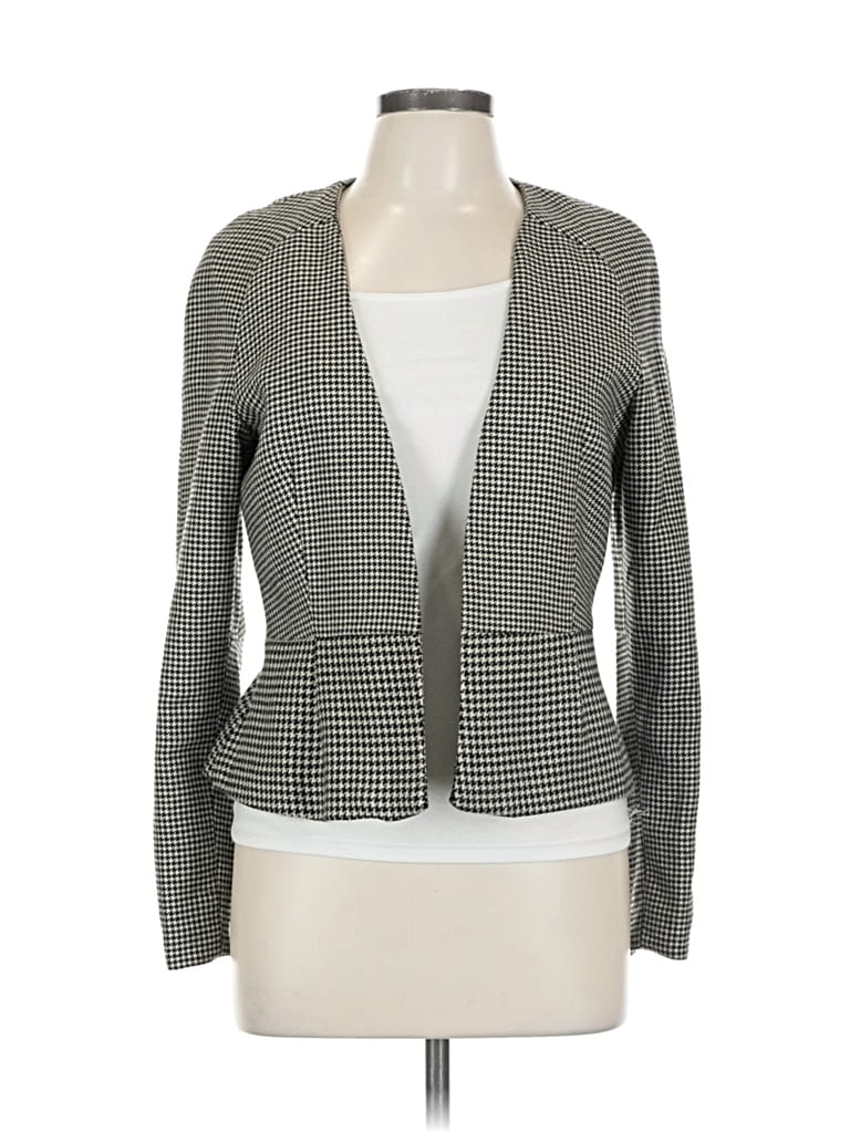 Pre-owned H&m Blazer Jacket In Gray