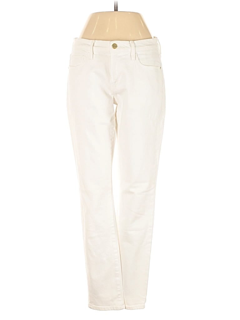 Pre-owned Frame Jeans In White