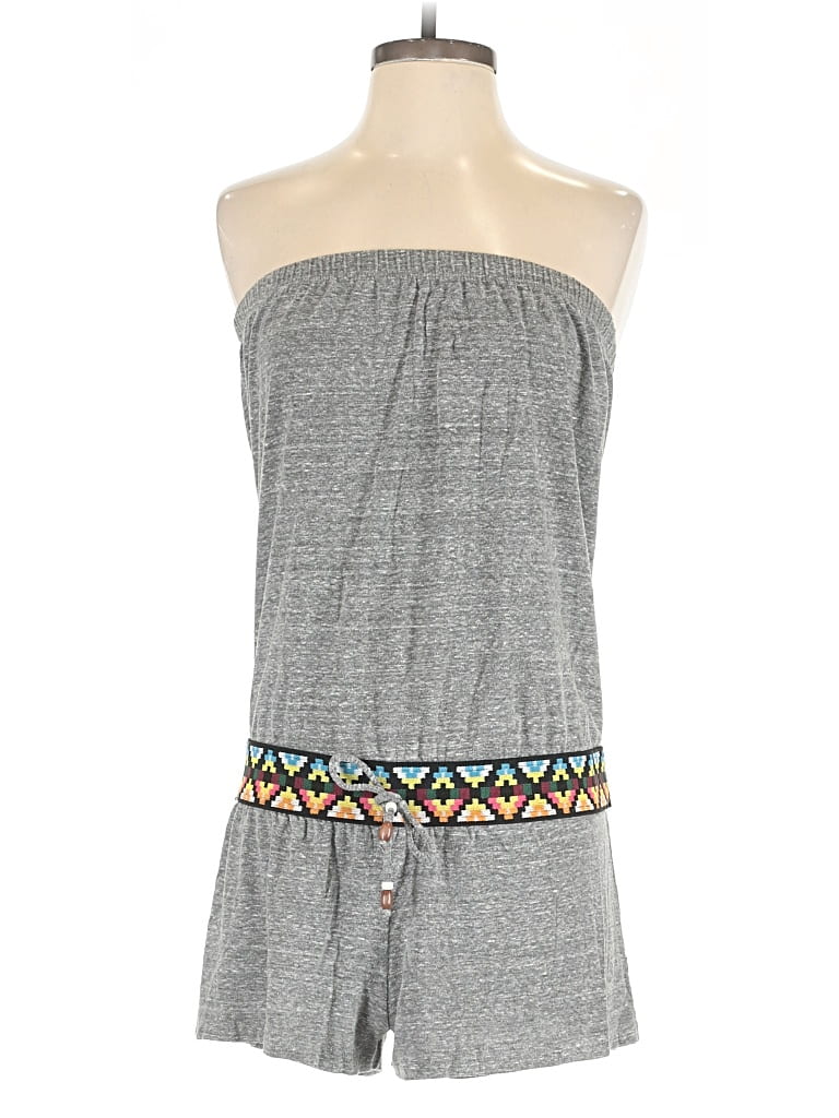 Pre-owned Lucky Brand Romper In Gray