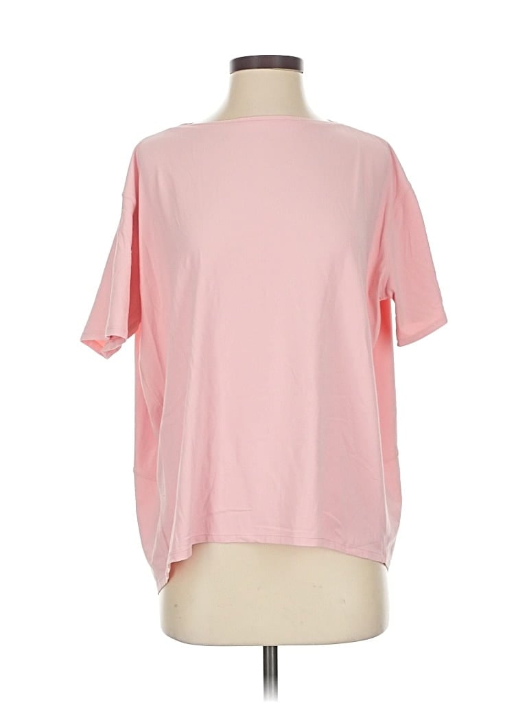 Pre-owned Lululemon Athletica Short Sleeve T-shirt In Pink