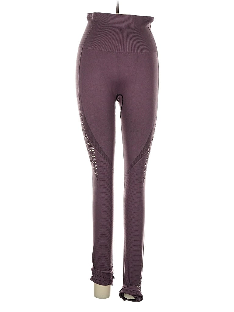 Pre-owned Gymshark Active Pants In Burgundy