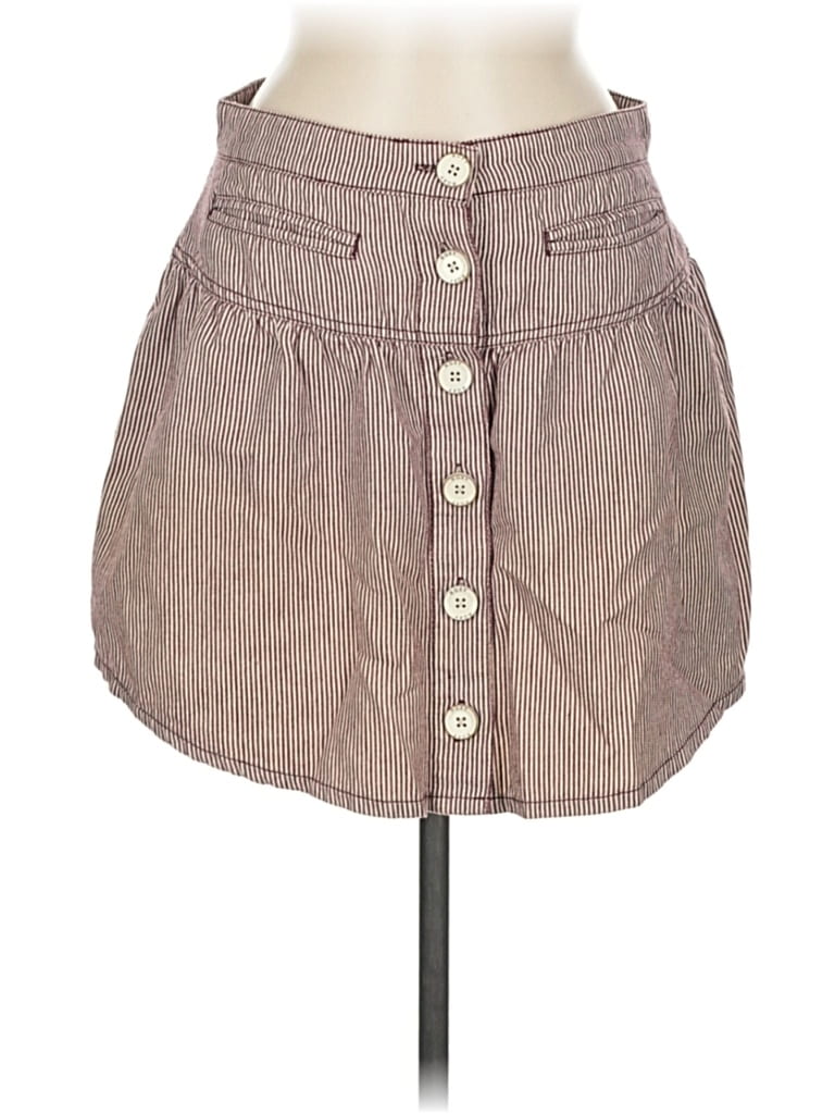 Pre-owned Roxy Casual Skirt In Burgundy