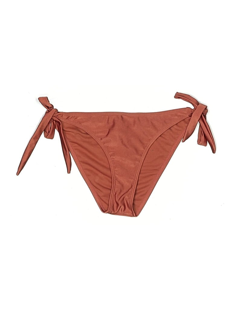 Pre-owned South Beach Swimsuit Bottoms In Brown