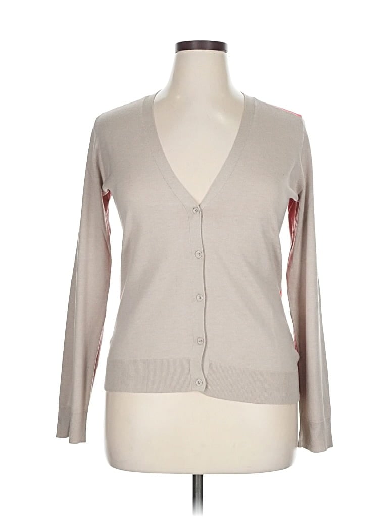 Click to view more detailed imagery on our partner's website Pre-owned Barneys New York Silk Cardigan Sweater In Gray