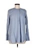 Vince. 100% Cotton Blue Long Sleeve Blouse Size 6 - photo 1