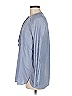 Vince. 100% Cotton Blue Long Sleeve Blouse Size 6 - photo 5