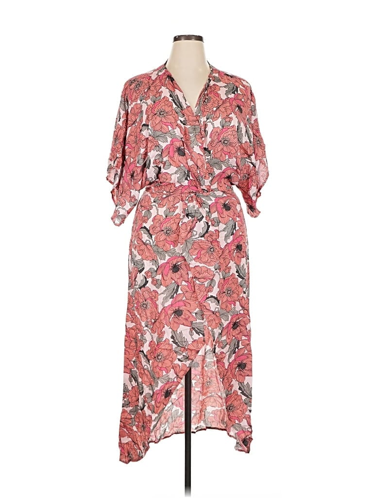 Lezat Casual Dress In Pink