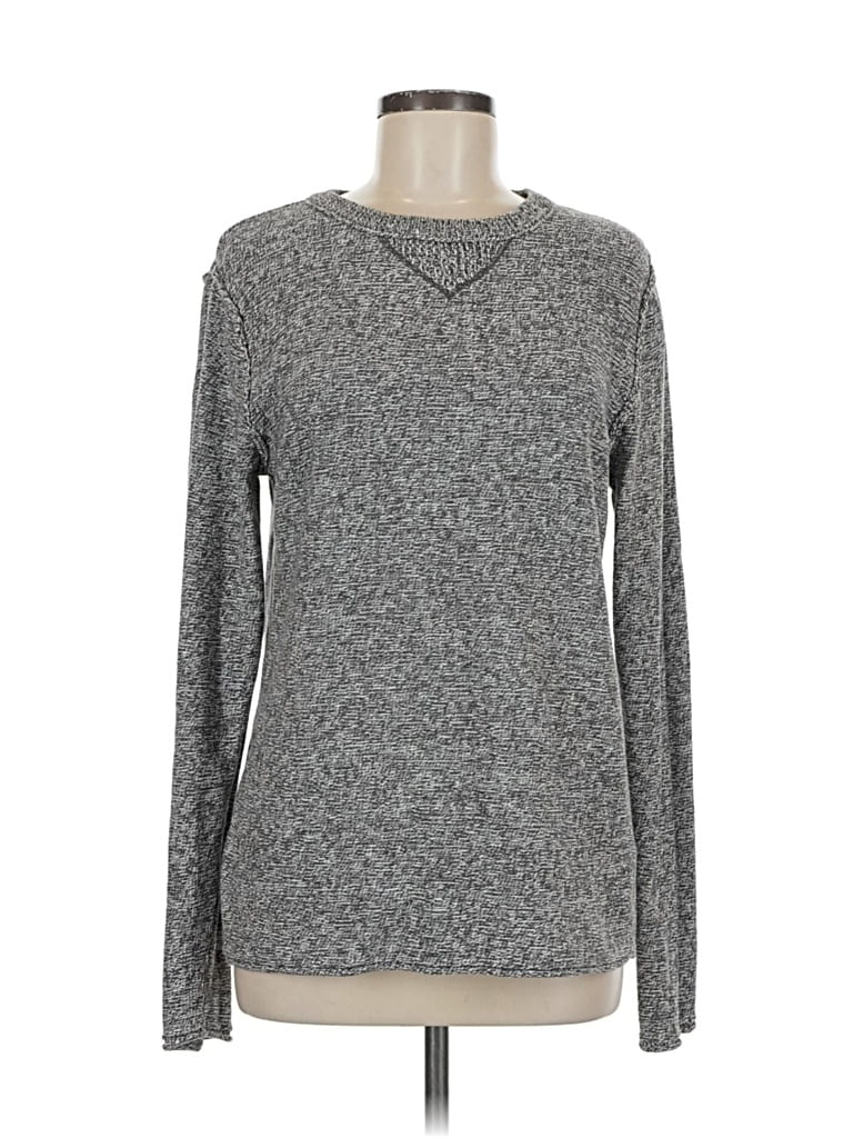 Pre-owned Divided By H&m Pullover Sweater In Gray