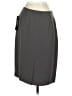 Kasper 100% Polyester Solid Gray Casual Skirt Size 4 (petite) - photo 2