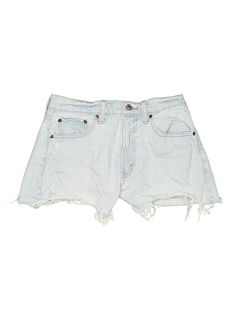 Pre-owned Abercrombie & Fitch Denim Shorts In Blue