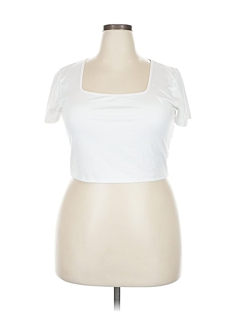 Pre-owned Hollister Tank Top White Sweetheart Neckline Tops