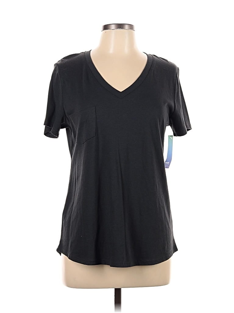 Pre-owned Remade Active T-shirt In Black