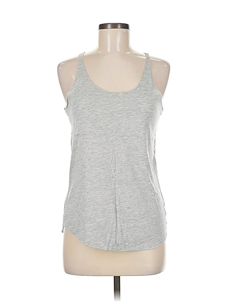 Pre-owned Trafaluc By Zara Tank Top Silver Halter Neckline Tops