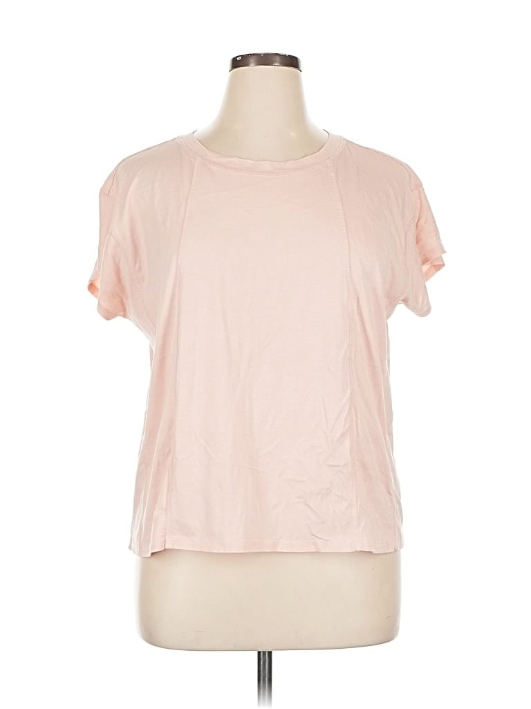 Pre-owned Garnet Hill Short Sleeve T-shirt In Pink
