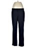 Jigsaw Chevron-herringbone Blue Wool Pants Size 8 - photo 1