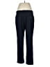 Jigsaw Chevron-herringbone Blue Wool Pants Size 8 - photo 2