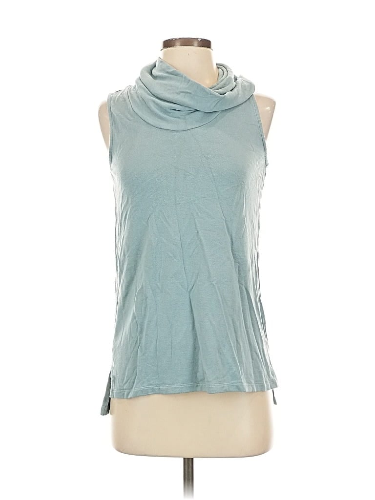 Pre-owned Lou & Grey For Loft Sleeveless T-shirt In Blue