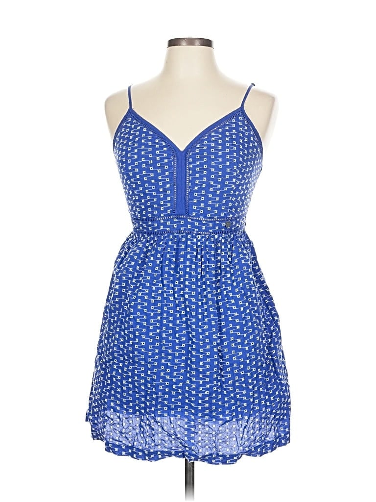 Pre-owned Superdry Cocktail Dress In Blue