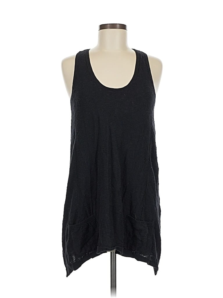 Pre-owned Vince Sleeveless Top Black Halter Neckline Tops