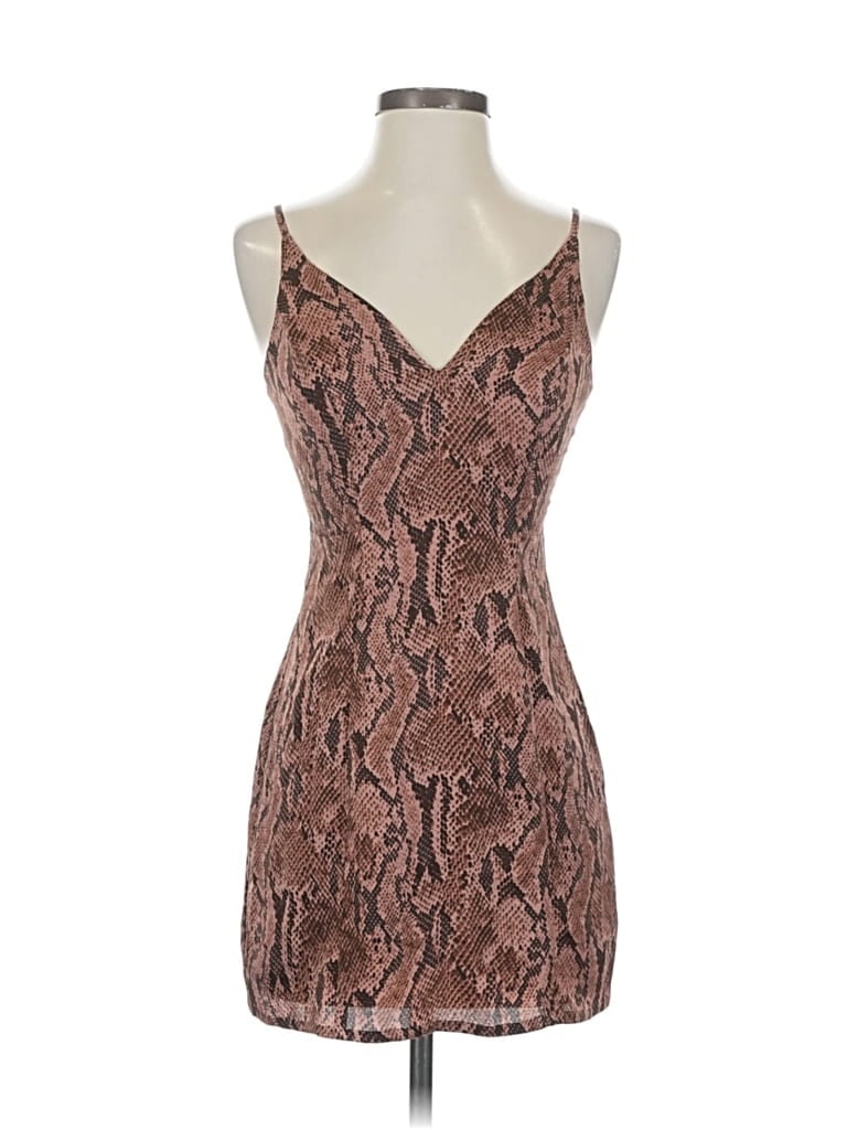 Pre-owned Express Cocktail Dress In Brown