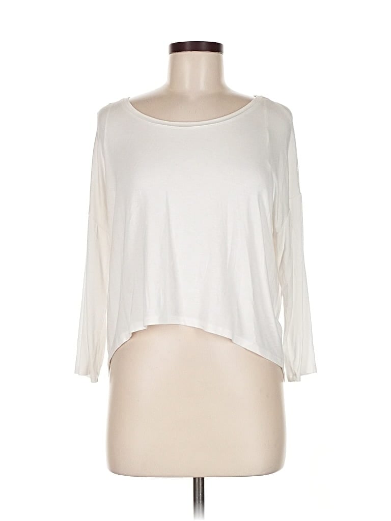 Pre-owned Michael Michael Kors 3/4 Sleeve T-shirt In White