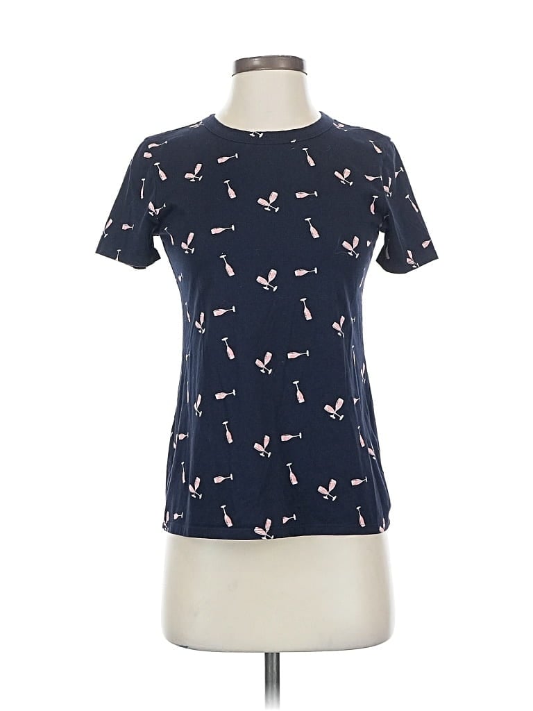 Pre-owned Banana Republic Short Sleeve T-shirt In Blue