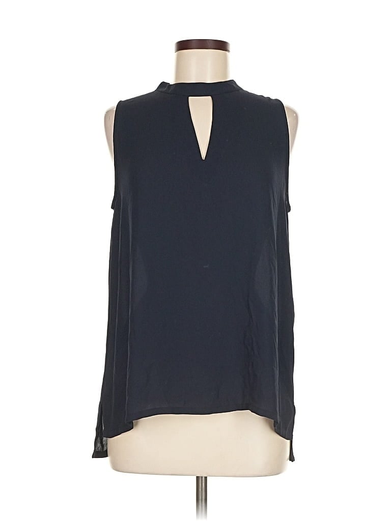 Pre-owned Ann Taylor Loft Sleeveless Blouse In Black