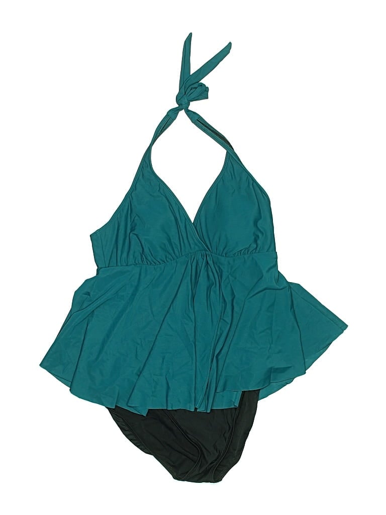 Pre-owned Unbranded One Piece Swimsuit In Blue