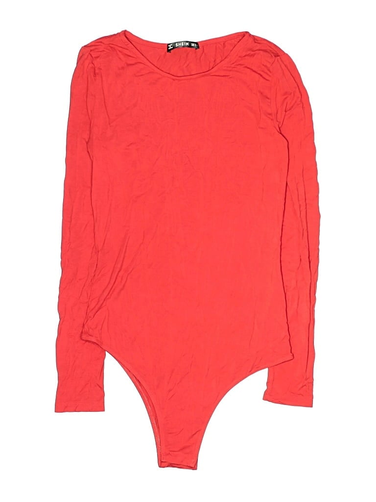Pre-owned Shein Bodysuit In Red