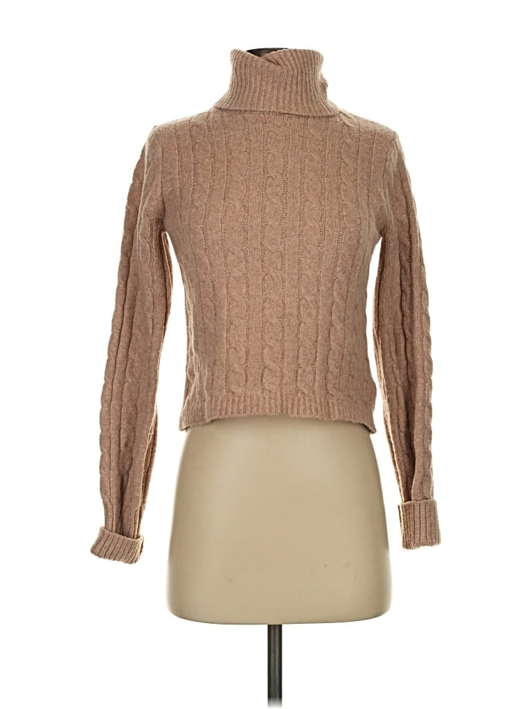 JESSICA SIMPSON Pre-owned Turtleneck Sweater In Brown