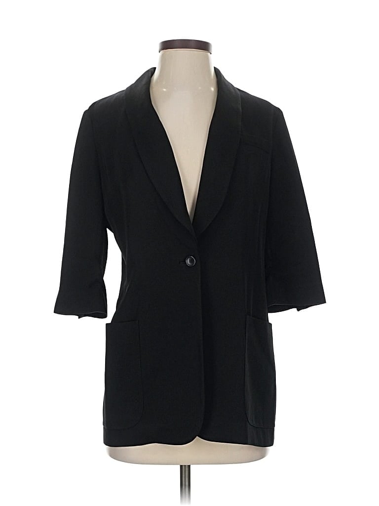 Pre-owned Elizabeth And James Blazer Jacket In Black