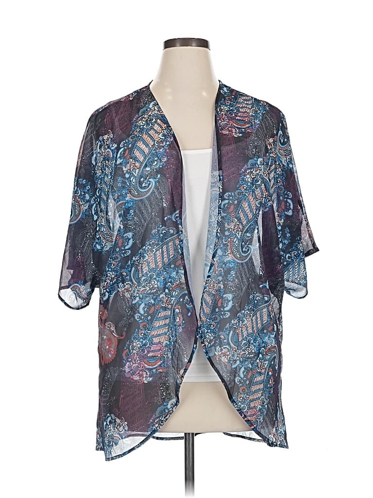 Pre-owned Unbranded Kimono In Purple